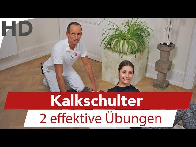 Kalkschulter - Übungen bei Schulterschmerzen, Schmerzen Schulter, Schultergelenk, Faszien