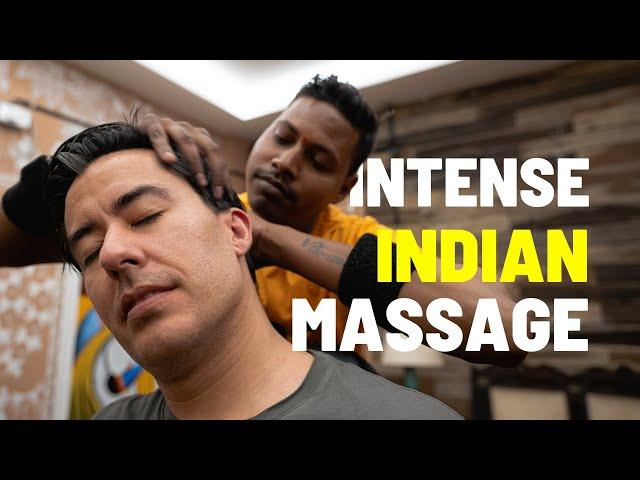 Barber Vikram's FIERCE ASMR Indian Head Massage to SLEEP to   Nagpur!