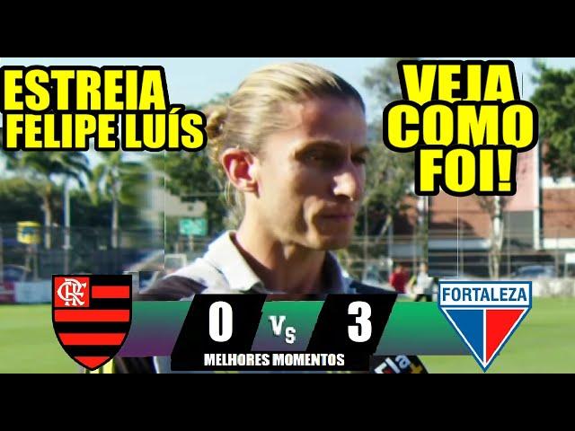 FILIPE LUÍS ESTREIA PELO SUB-20 | FLAMENGO x FORTALEZA | MELHORES MOMENTOS | PECAMOS NA FINALIZAÇÃO!