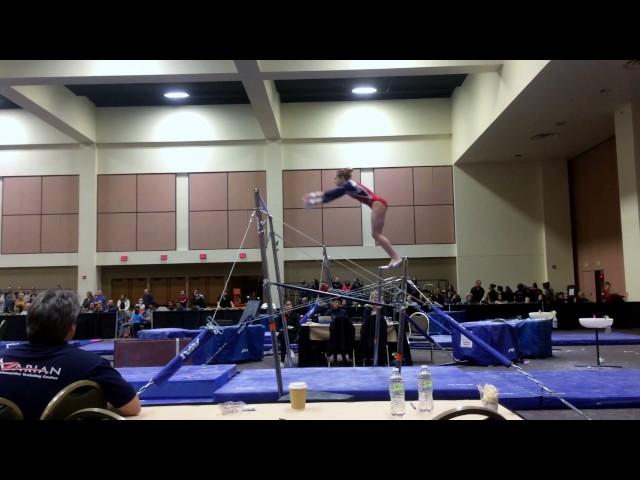 Sarah Clark Gymnastics | Level 10 Bar Routine | Palm Springs Classic