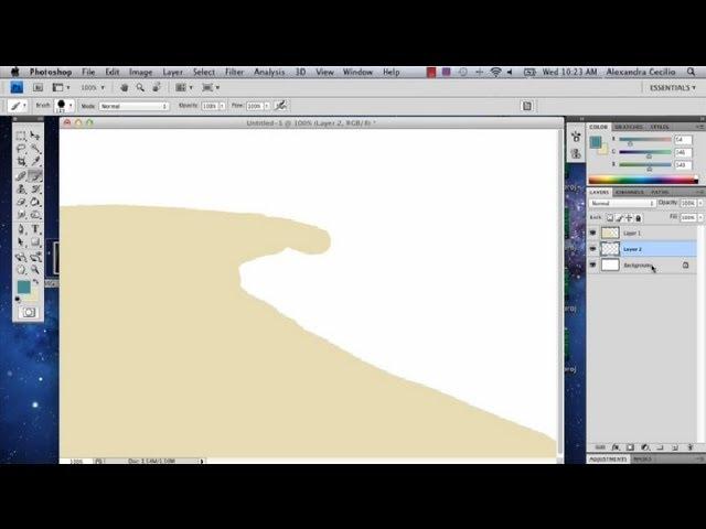 How to Paint an Ocean in Photoshop : Photoshop Tutorials