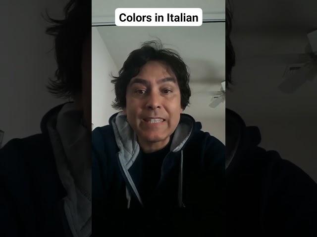 Italian Made Easy- colors!