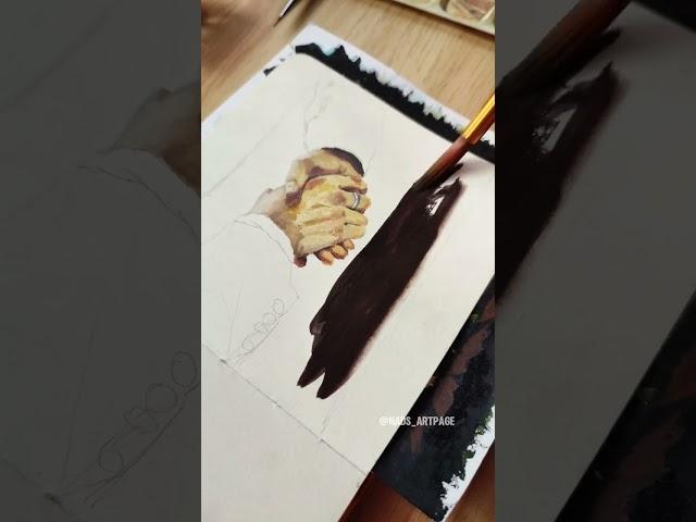 Hand study part 3. I decided not to overthink this piece.