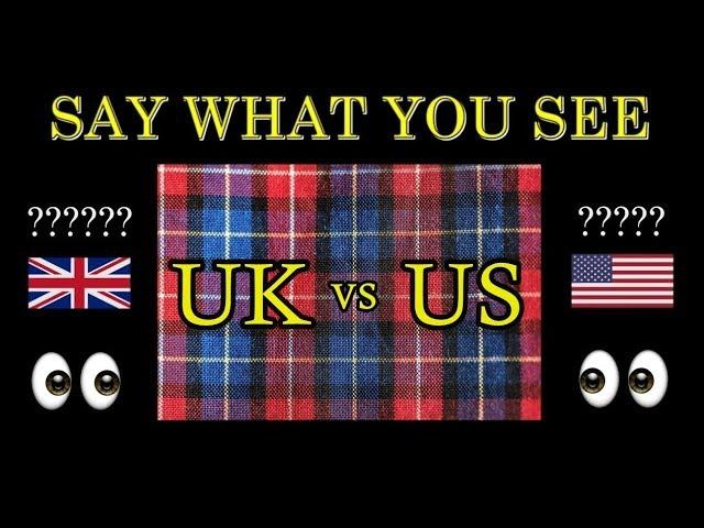 AMERICAN vs BRITISH English **50 DIFFERENCES**