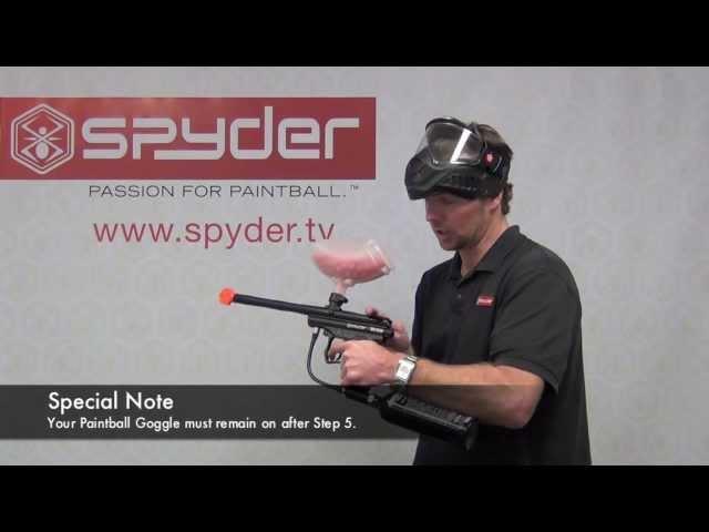 Spyder Victor "8 Steps to Operate"