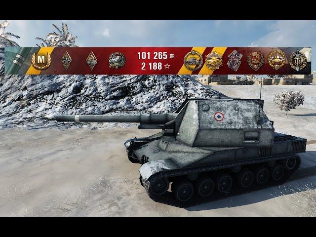 WoT Bat.-Chatillon 155 58 | 10 kills | 1 vs 5 - Airfield