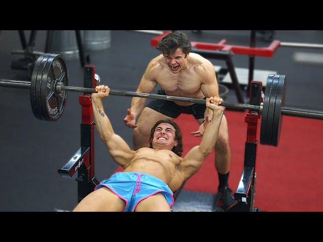 Bench Press Competition vs Jesse James West