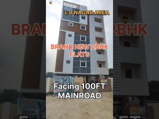 Brand new 2 bhk luxurious flats for sale in LB nagar area for more details contact on given number 