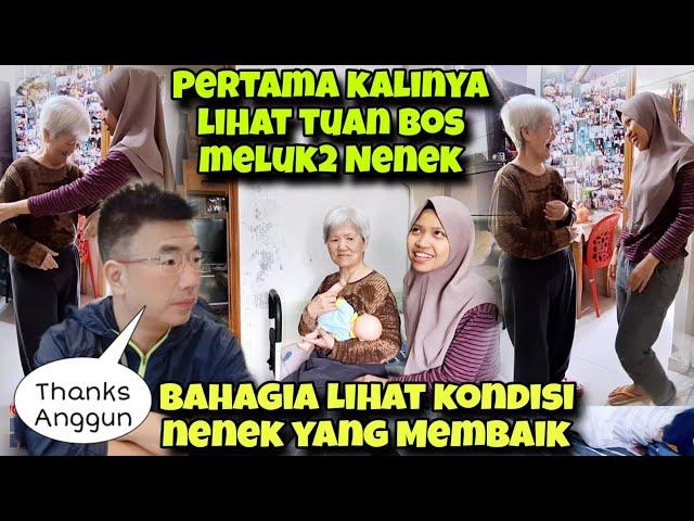 TUAN BOS TIBA2 MELUK2 NENEK‼️SAKING BAHAGIANYA TAU KEMAJUAN KONDISI NENEK