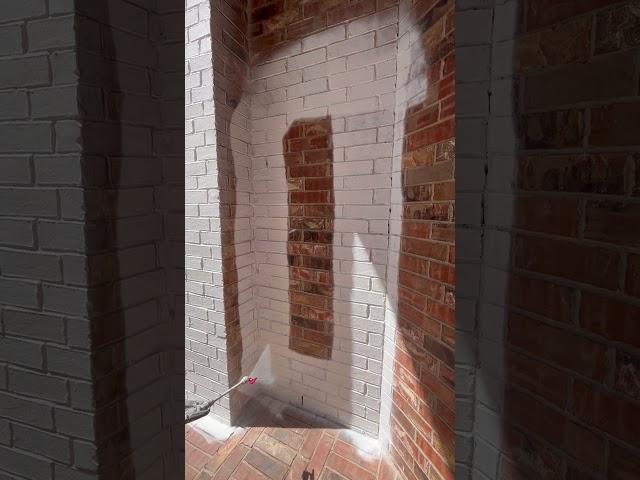 White Brick House: Transform your home with exterior paint!  #exteriorpainting