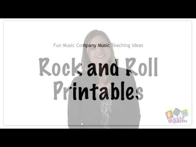 History of Rock and Roll Printable Teaching Resources