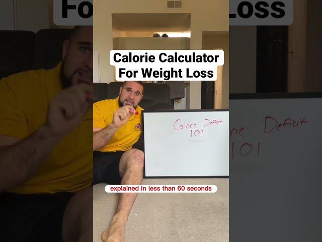 Calorie Calculator For Weight Loss #caloriedeficit #lowcarb #weightloss