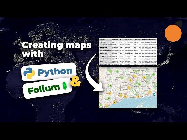 Mapping with Python & Folium - Creating Maps from Raw CSV/JSON Data