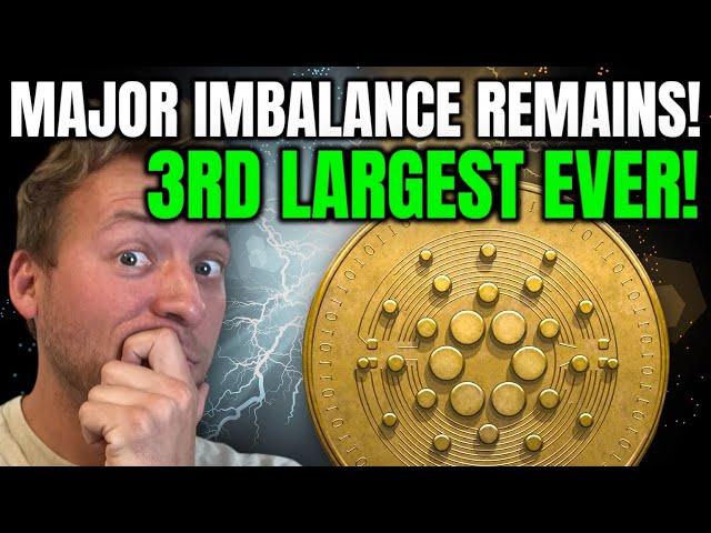 CARDANO ADA - MAJOR IMBALANCE REMAINS!!! 3RD LARGEST WEEK EVER!