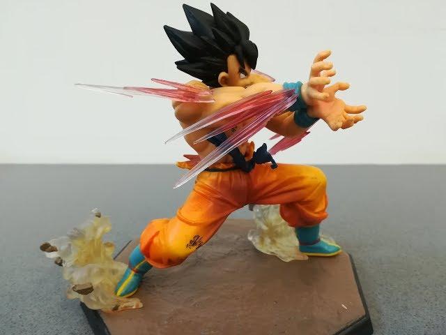 UNBOXING | Action Figure GOKU Kaioken X3 Kamehameha (Aliexpress)