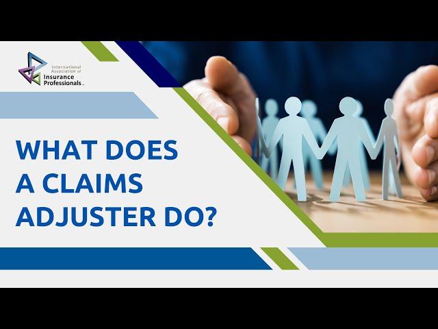 What does a Claims Adjuster Do?