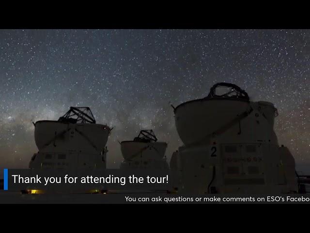 Virtual guided tour ESO's La Silla Observatory. 05/10/24, 16:00h CEST.