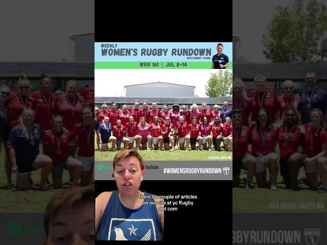 Club & Premier News from Women's Rugby Rundown 161 for July 8-14