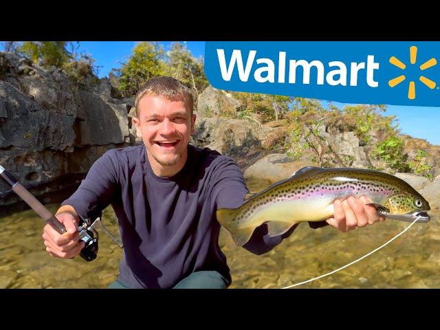 $50 Walmart Fishing Challenge! (Maine Edition)