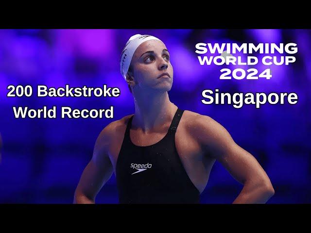 Regan Smith 200 Backstroke World Record, Singapore