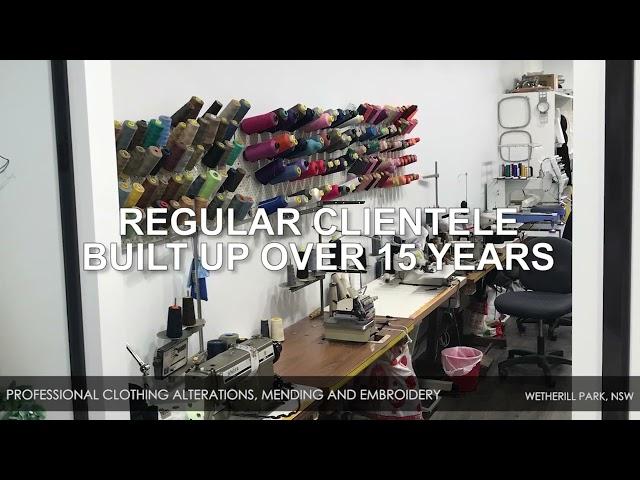 Professional Clothing Alterations, Mending and Embroidery Business – Wetherill Park