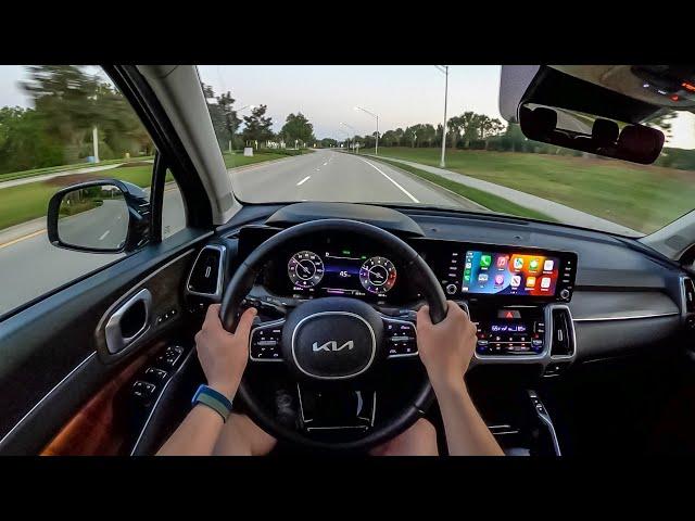 2022 Kia Sorento X-Line - POV Evening Drive (Binaural Audio)