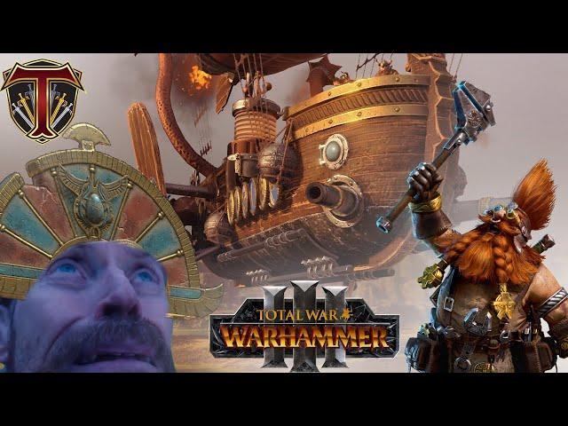 The Dreaded THUNDERBARGE | Dwarfs vs Tomb Kings - Total War Warhammer 3