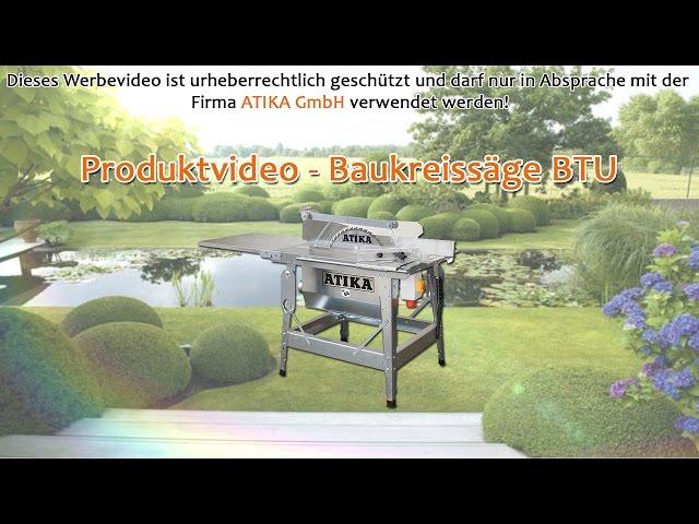 ATIKA Produktfilm - Baukreissäge BTU