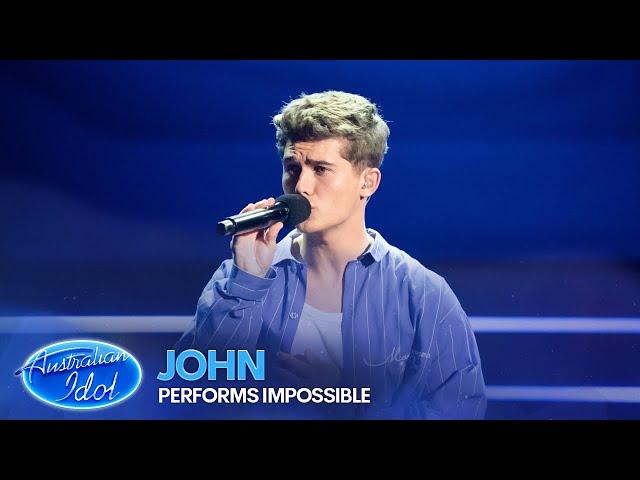 John Sings James Arthur's 'Impossible' | Australian Idol