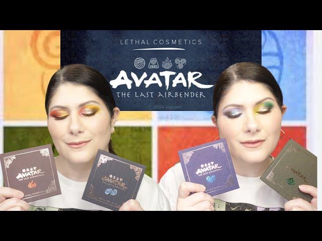 LETHAL COSMETICS X AVATAR THE LAST AIRBENDER | 4 LOOKS + SWATCHES