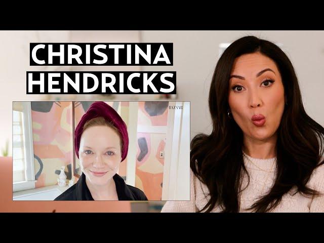 Christina Hendricks's Dry Skin Skincare Routine: @SusanYara's Reaction & Thoughts | #SKINCARE