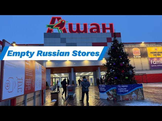 Empty Stores in Russia before Christmas  How much can Russian afford 200 miles away from Moscow?