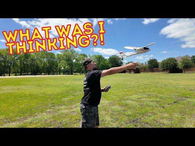 RC CAR DRIVER FLIES AN RC AIRPLANE FOR THE FIRST TIME!