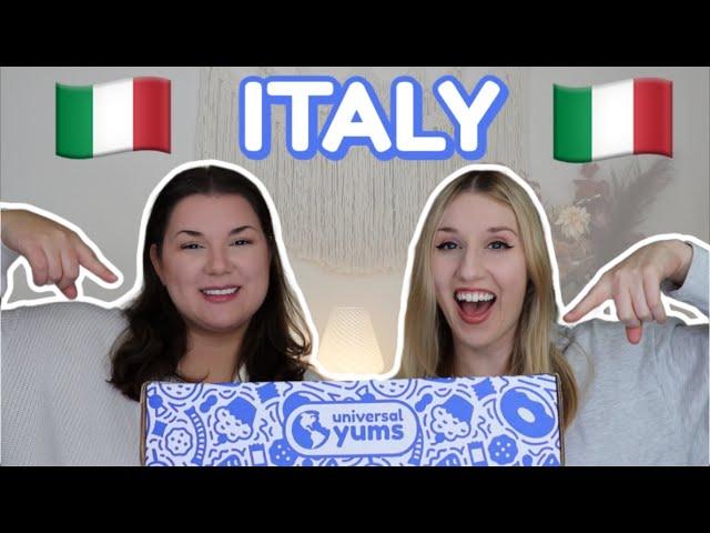 TRYING ITALIAN SNACKS  | Universal Yums | Super Yum Box | October 2024 | ITALY