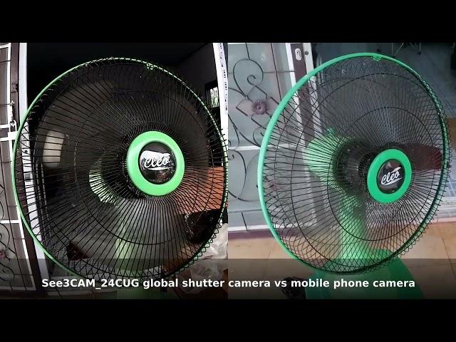 See3CAM_24CUG global shutter USB camera vs mobile phone camera