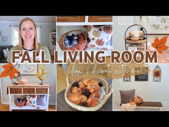 FALL CLEAN & DECORATE WITH ME 2024 | FALL LIVING ROOM & ENTRYWAY DECOR