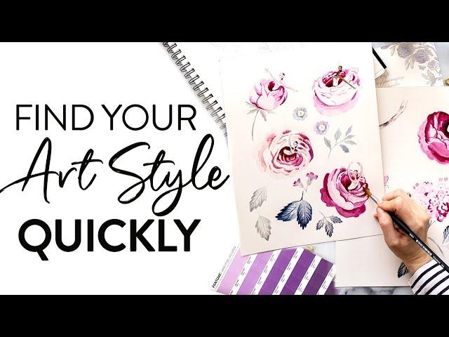 How to find your ART STYLE quickly with this step by step guide