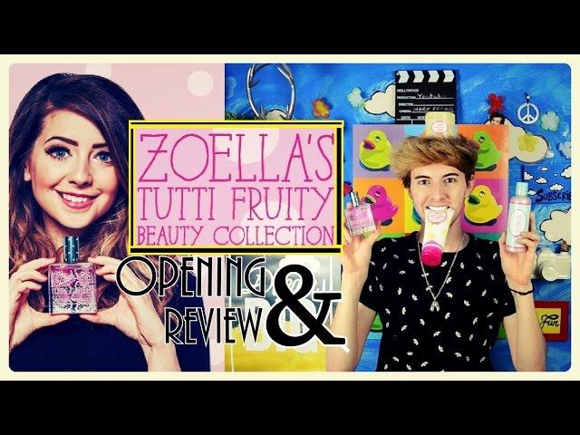 ZOELLA BEAUTY || TUTTI FRUITY COLLECTION OPENING/REVIEW || MARK FERRIS