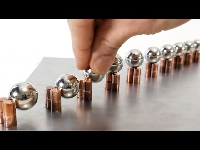 Waves and Vibrations with Magnets | Magnet Tricks &  Magnetic Games