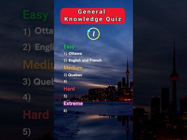 General Knowledge Quiz