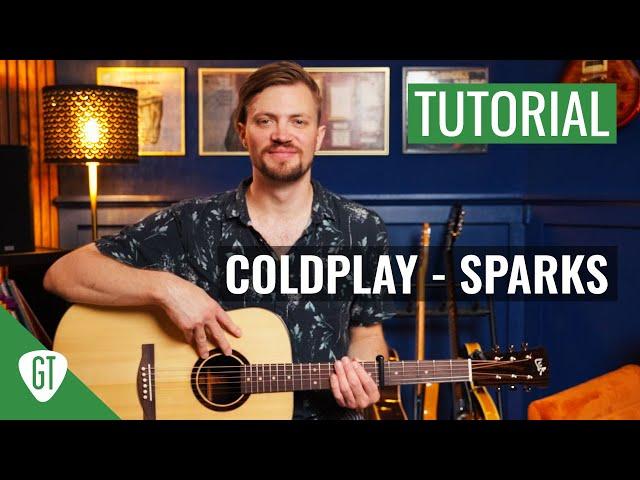 Coldplay - Sparks | Gitarren Tutorial Deutsch