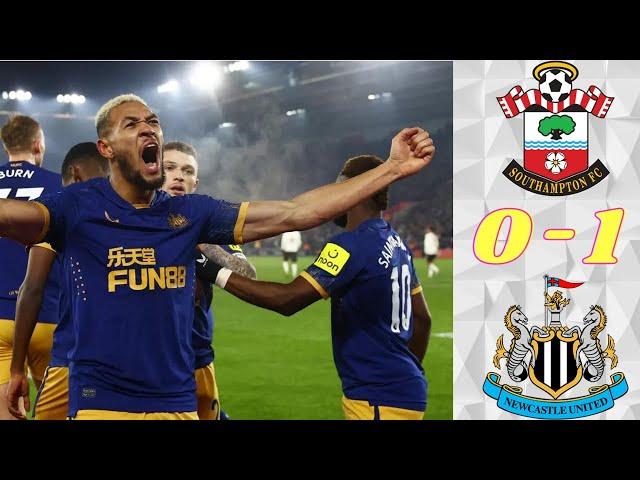 Southampton 0-1 Newcastle Utd Full Match HD / Carabao Cup 2022-2023 Semi-Final First Leg