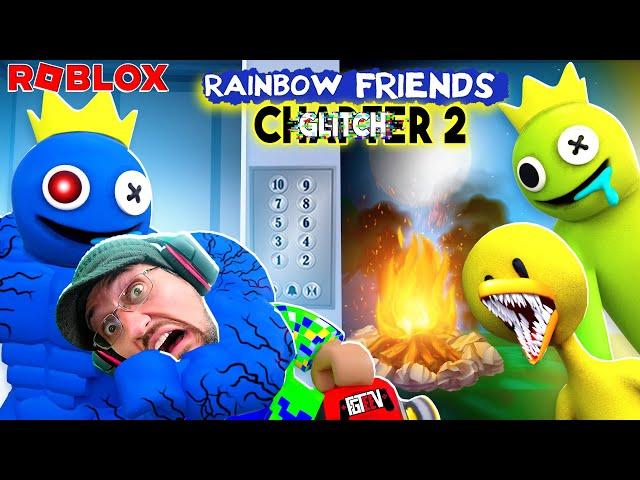 Roblox Rainbow Friends  Chapter 2 Knock-Off! (FGTeeV Teleport Glitches)