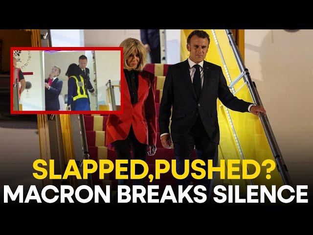 LIVE: Macron Reacts To Viral Video Of Wife Brigitte Slapping Him: 'We Were Just Fooling Around'