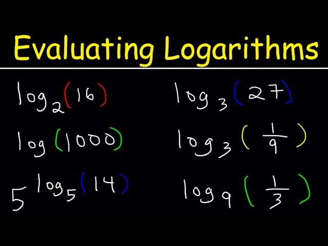 Logarithms - The Easy Way!