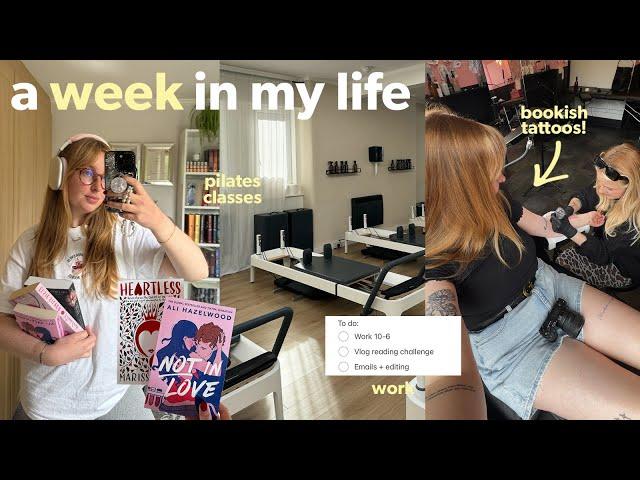 A week in my life ️ getting bookish tattoos & back into a routine