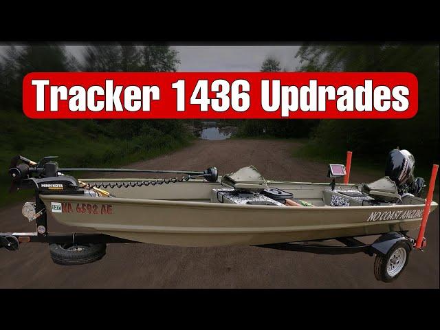 Brand New Jon Boat Upgrades! Trolling Motor Mount, Electrical, Bench Storage, Stern Pad, etc. 1436