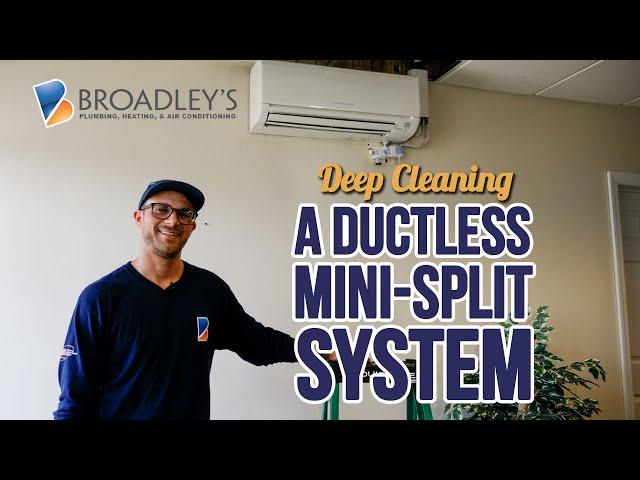 Deep Cleaning a Ductless Mini-split System