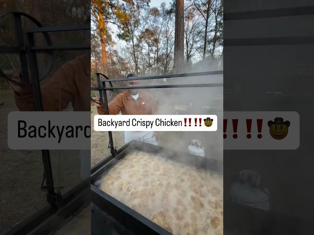 Backyard crispy chicken ‼️ #explore #foobloger #fypシ゚ #tiktok #foryourpage #explorepage #cooking