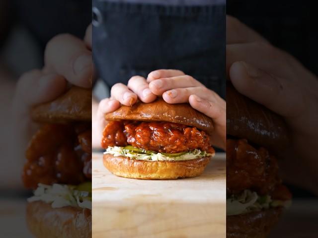 EASY Korean Fried Chicken Sandwich